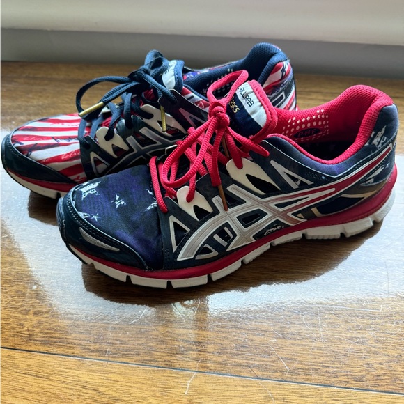 ASICS Gel Blur 33 2.0 - USA Flag Collection Women’s 7.5 - Picture 6 of 7